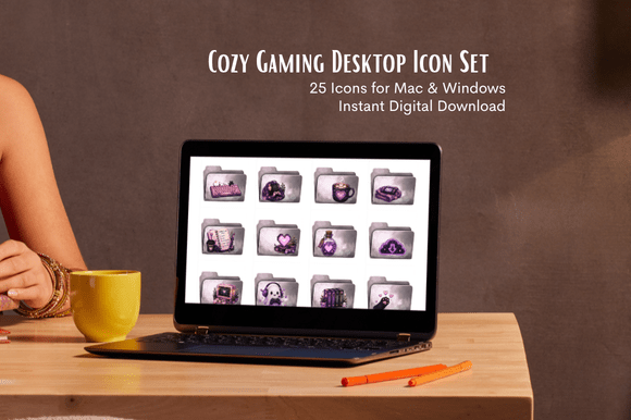 Download Cozy Gaming Desktop Icons - Desktop Collection