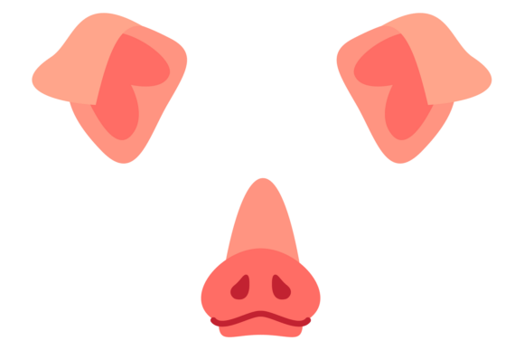 Download Pig Ears and Nose Cartoon Photo Filter O - Filter Collection